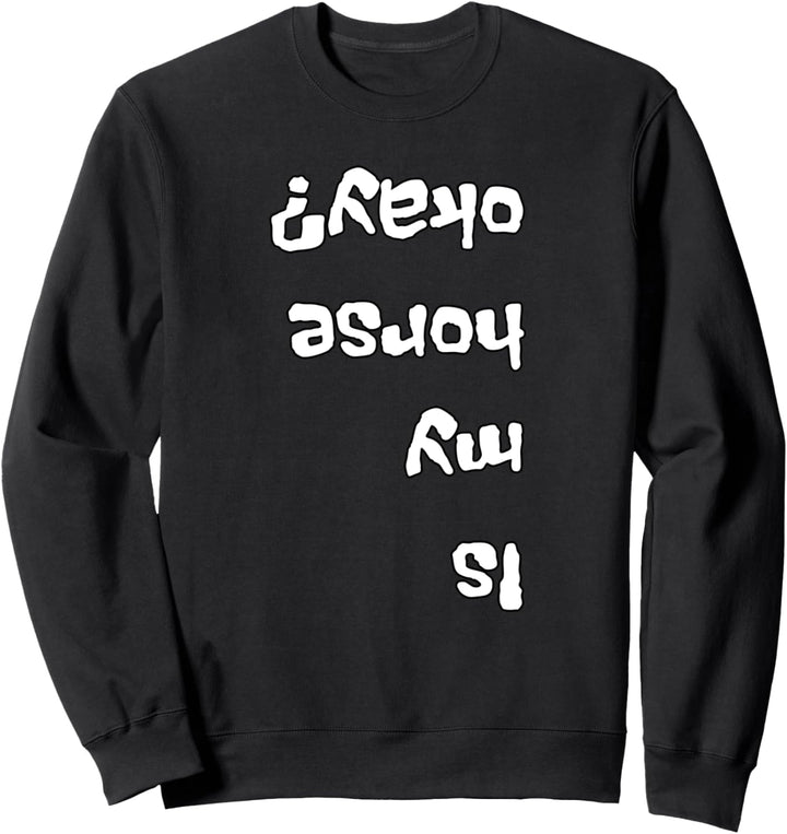 Is My Horse Okay? Lustige Sprüche Sweatshirt