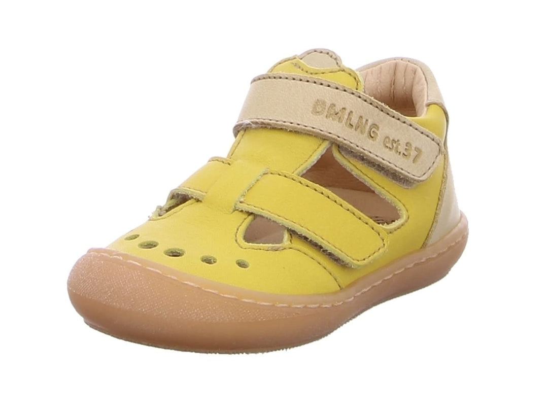 Däumling Jungen Unisex Kinder Sven Sneaker, Tomaia Giallo, 22 EU Schmal