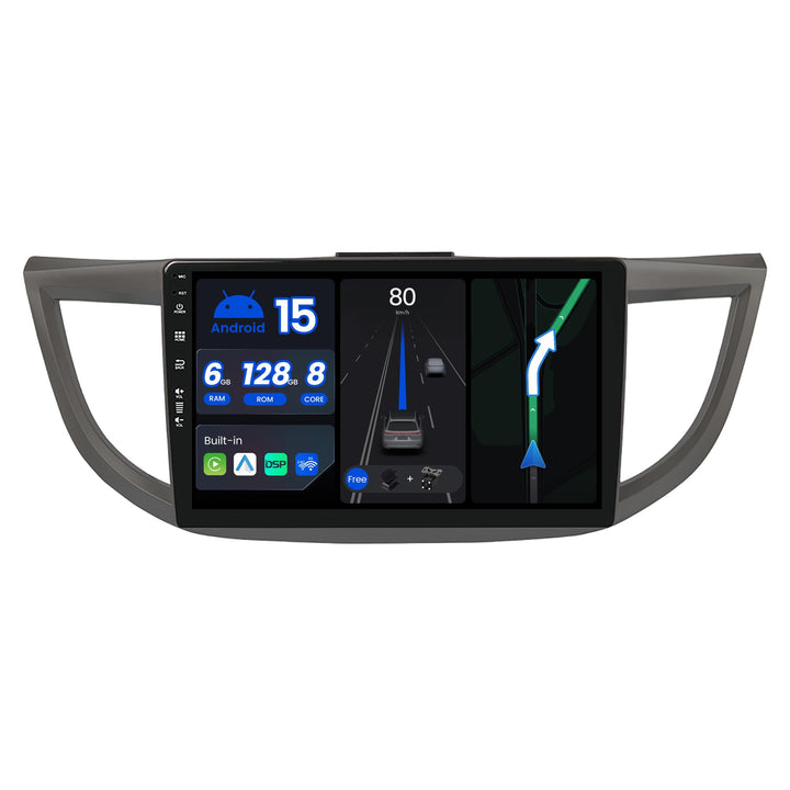 [6G+128G] - Android 12 IPS Autoradio Passt für Honda CRV (2012-2016) - Kabellos CarPlay/Android Auto
