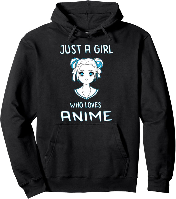 Niedlich Nur ein Mädchen, das Anime für Teen Girls Anime Pullover Hoodie