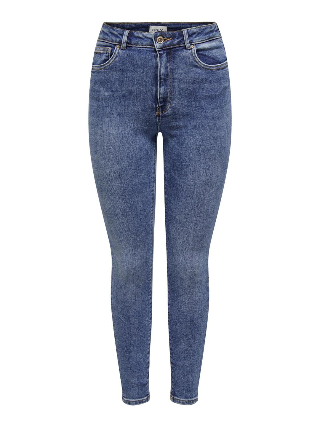 ONLY Female Skinny Jeans ONLBLUSH Mittlere Taille Skinny Fit Jeans 25W / 30L Blau (Medium Blue Denim