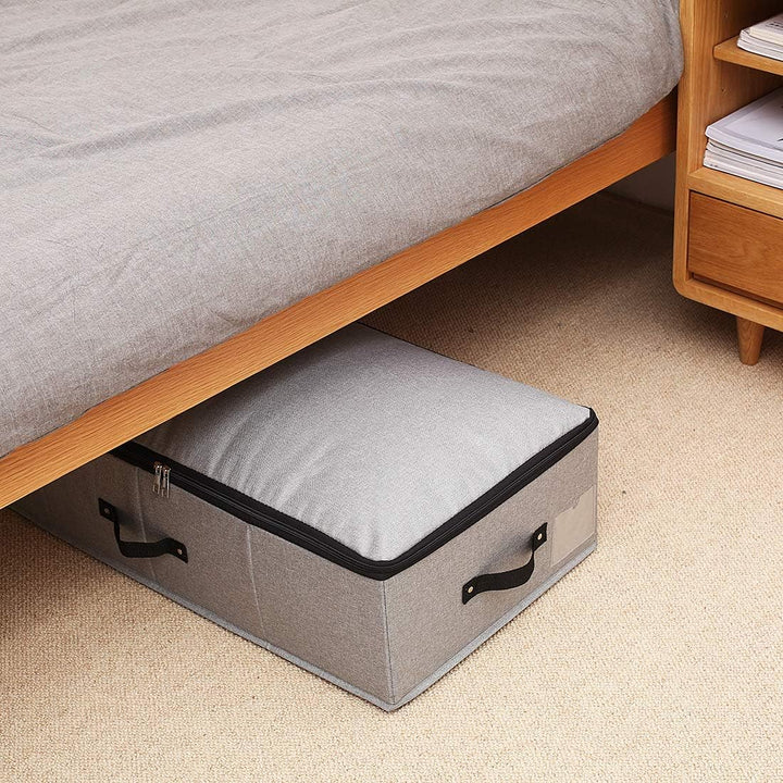iwill CREATE PRO Aufbewahrungsbox für unter dem Bett (75x38x18 cm) – Organizer für Decken, Bettwäsch