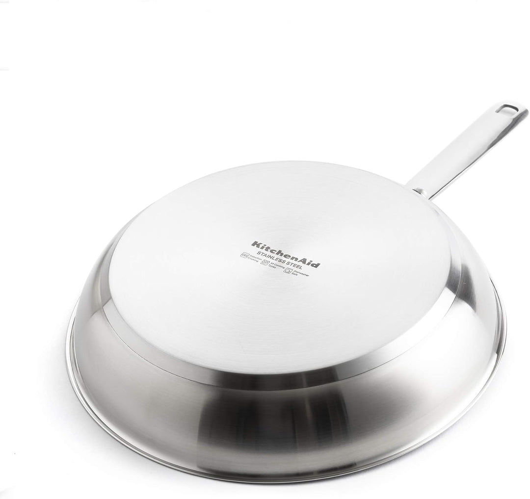 KitchenAid Stainless Steel 20cm, 24cm & 28cm Bratpfannen-Set, PFAS-Freie Gesunde Keramische Antihaft