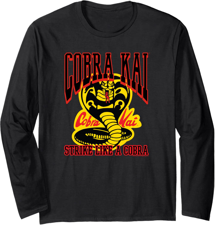 Cobra Kai Sportliches Cobra-Logo Langarmshirt