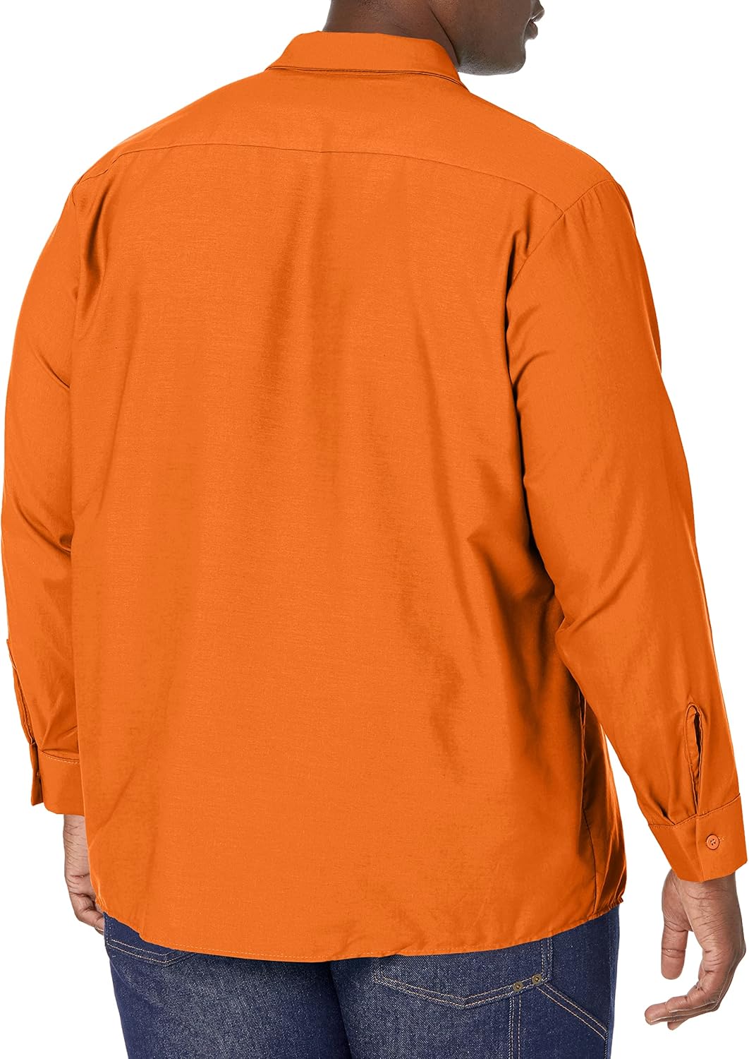 Red Kap Herren Short Sleeve Performance Tech Shirt Button-Down-Arbeitshemd (1er Pack) L Tall Orange,