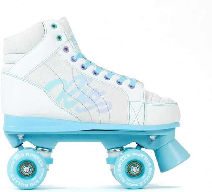 RIO ROLLER Lumina Rollschuhe weiss/blau 39.5, 39.5