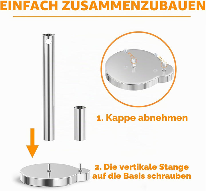 SpaceAid SprayNeat Papierhandtuchhalter mit Sprühflasche, Arbeitsplatte Papierhandtücher Spender Stä