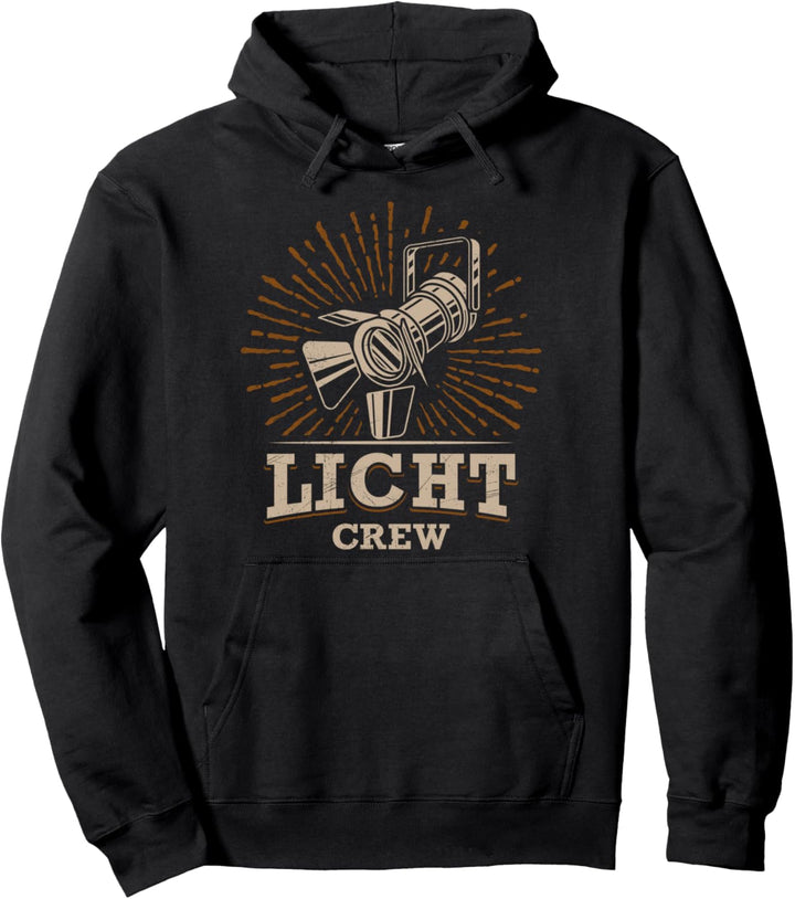 LIGHTING CREW Lichttechniker Pullover Hoodie