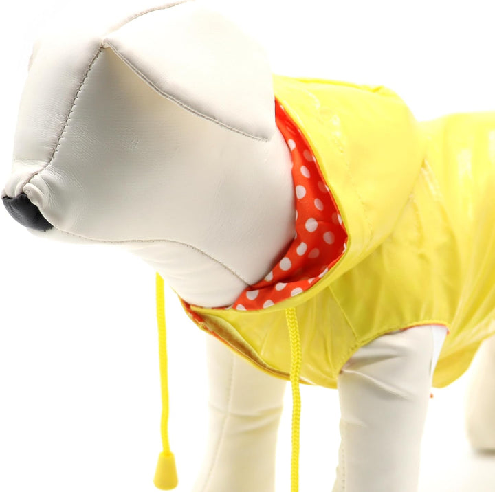 Croci C7274472 Regenmantel Raindrop Lemon, 30 cm Lemon 30 cm, Lemon 30 cm