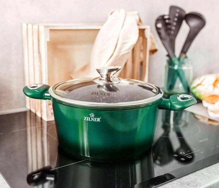 21-tlg Topfset Kochgeschirr-Set Zl-8542 Pots &amp; Pans Coated, Cooking Pot Set, Induction Pots Set, Coo