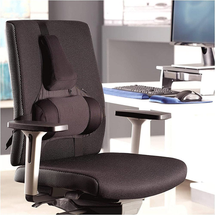 Fellowes Professional Series Profi Rückenstütze mit Memory Foam, schwarz, Professional Series Profi
