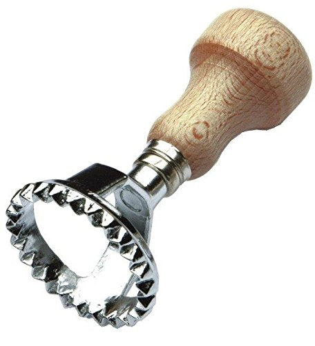 Tredoni 5cm Rund Ravioli Pasta/Teig Stempel Ausstecher - Mittelgrosse Ravioli (Rund - 5 cm), Rund -