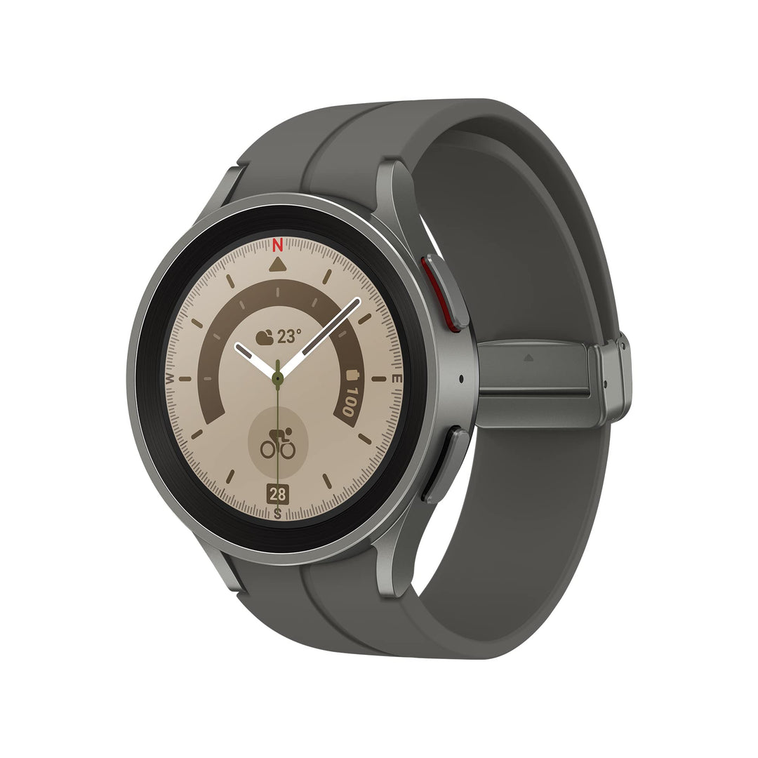 Samsung, Galaxy Watch5 Pro, Smartwatch, Bluetooth, 45 mm, Überwachung des Wohlbefindens, Fitness-Tra