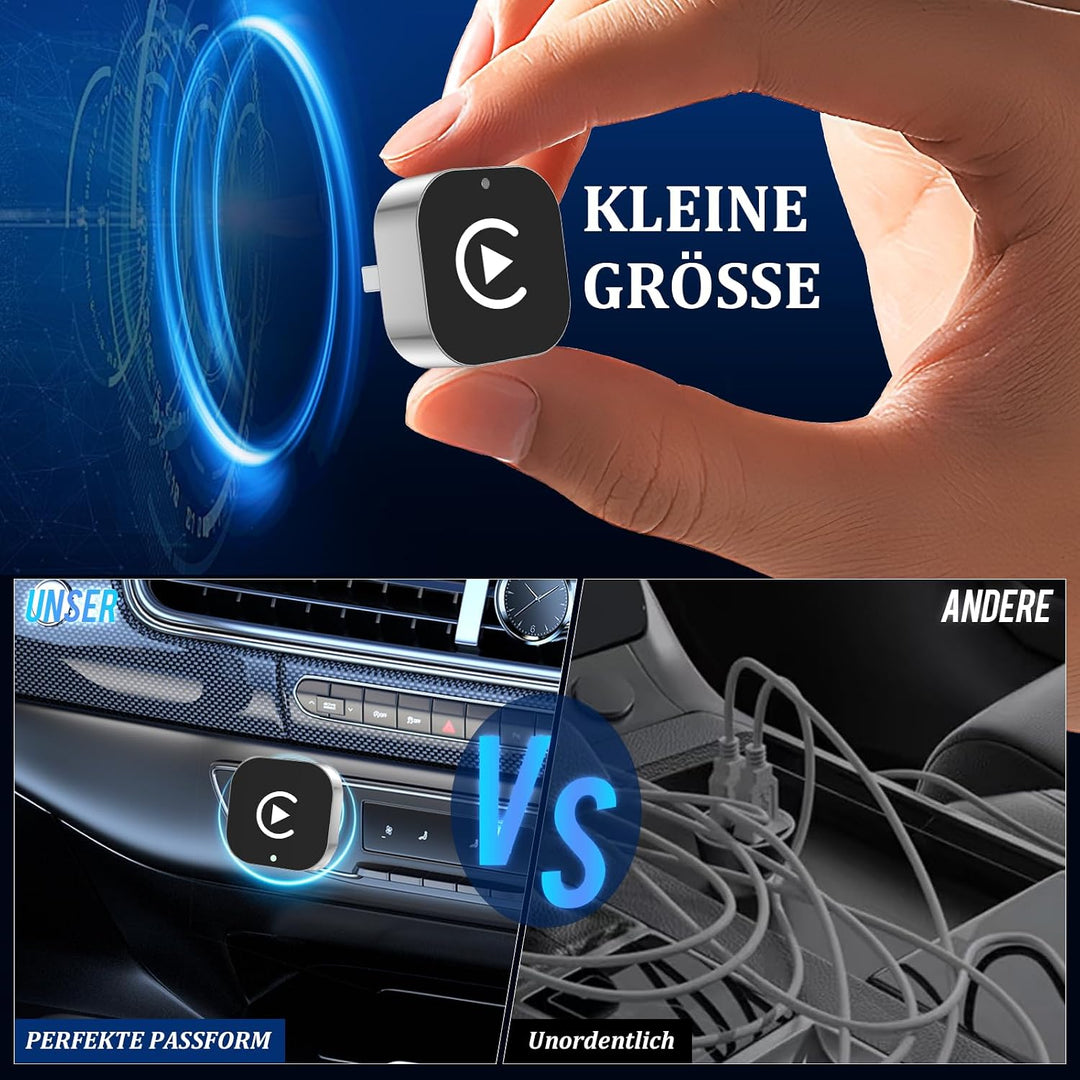 2 in 1 Carplay Wireless Adapter &amp; Android Auto Adapter,USB-A/Typ-C Wired Auf Wireless Kompatibel Mit