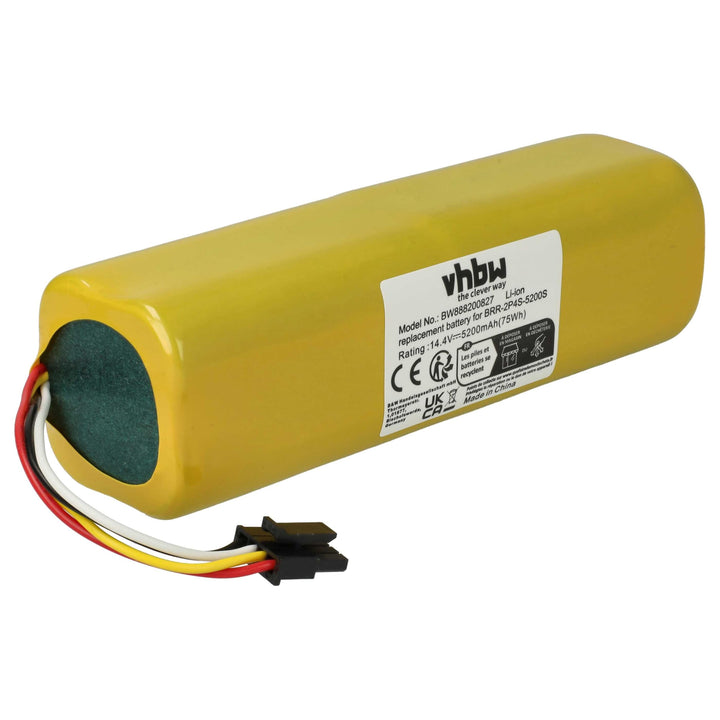 vhbw Akku kompatibel mit Xiaomi Roborock S5 S50 S502-00 Ruby-S, S5 S51 S512-00 Ruby-S Saugroboter (5