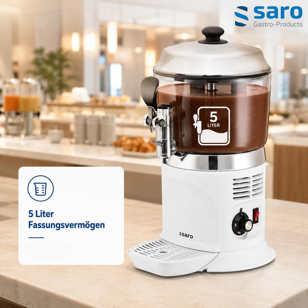 Saro 175-1146 Nina Kakaodispenser, 5 L, Weiss