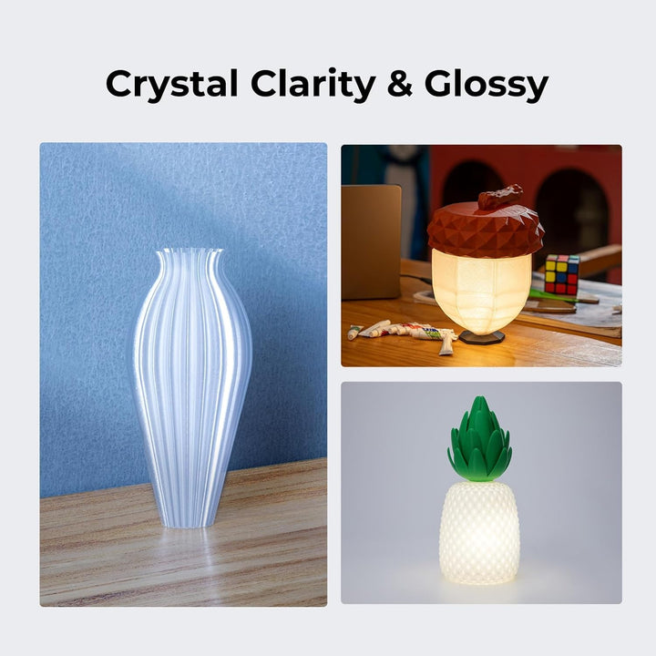 Creality PETG Filament 1,75mm, CR-PETG 3D Drucker Filament, hochwertiges 3D-Druckerfilament mit hohe
