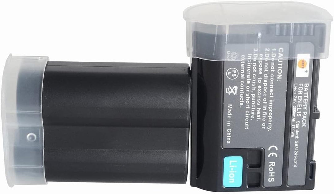 DSTE® Batterie Griff Kompatibel für Nikon D750 DSLR Digital Kamera als MB-D16 mit (2 Packung) EN-EL1