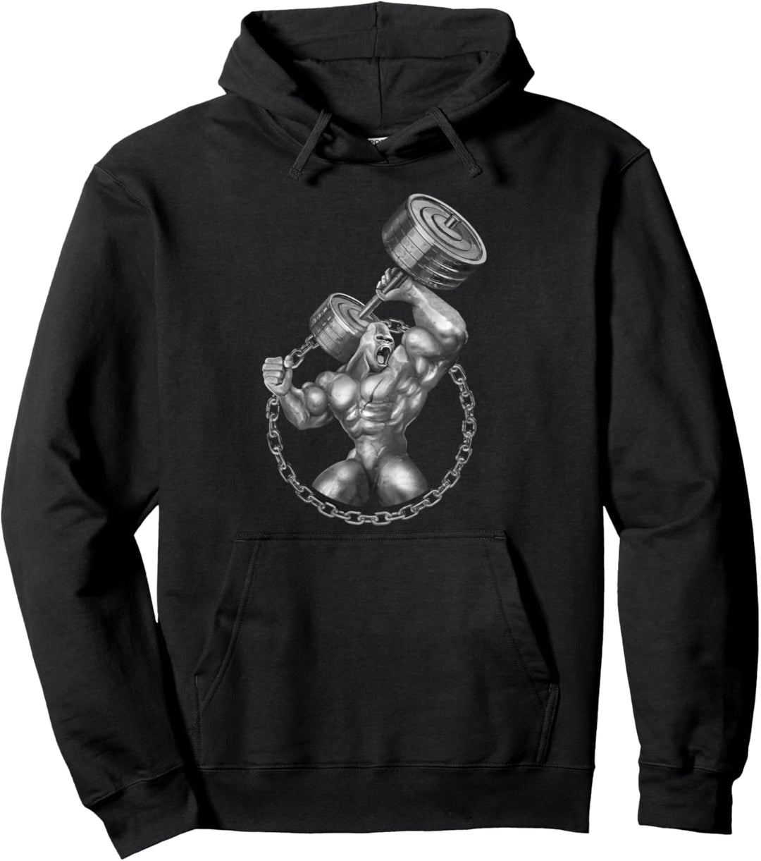 Gorilla Beast Training Workout Fitness Muskeln Gym Pullover Hoodie