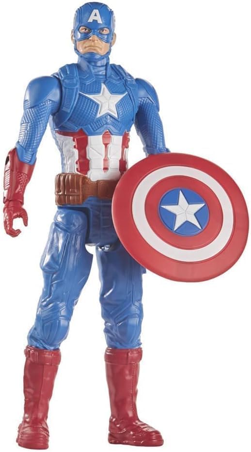 Avengers Captain America (Actionfigur 30 cm mit Titan Hero Blast Gear) Kapitän Amerika, Kapitän Amer
