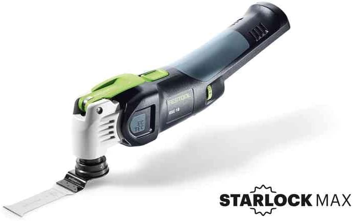 Festool Akku-Oszillierer OSC 18 E-Basic VECTURO (mit Universal-Sägeblatt USB 78/32/Bi/OSC), im Systa