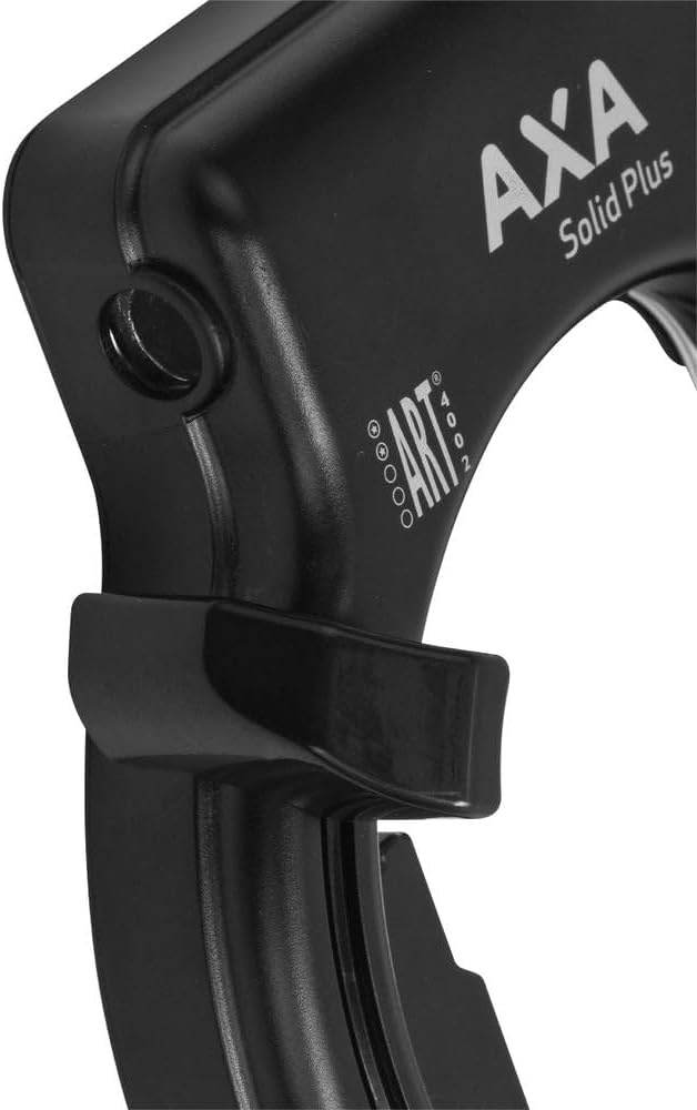 Axa Unisex – Erwachsene Solid Plus FahrradSchloss, schwarz, One-Size