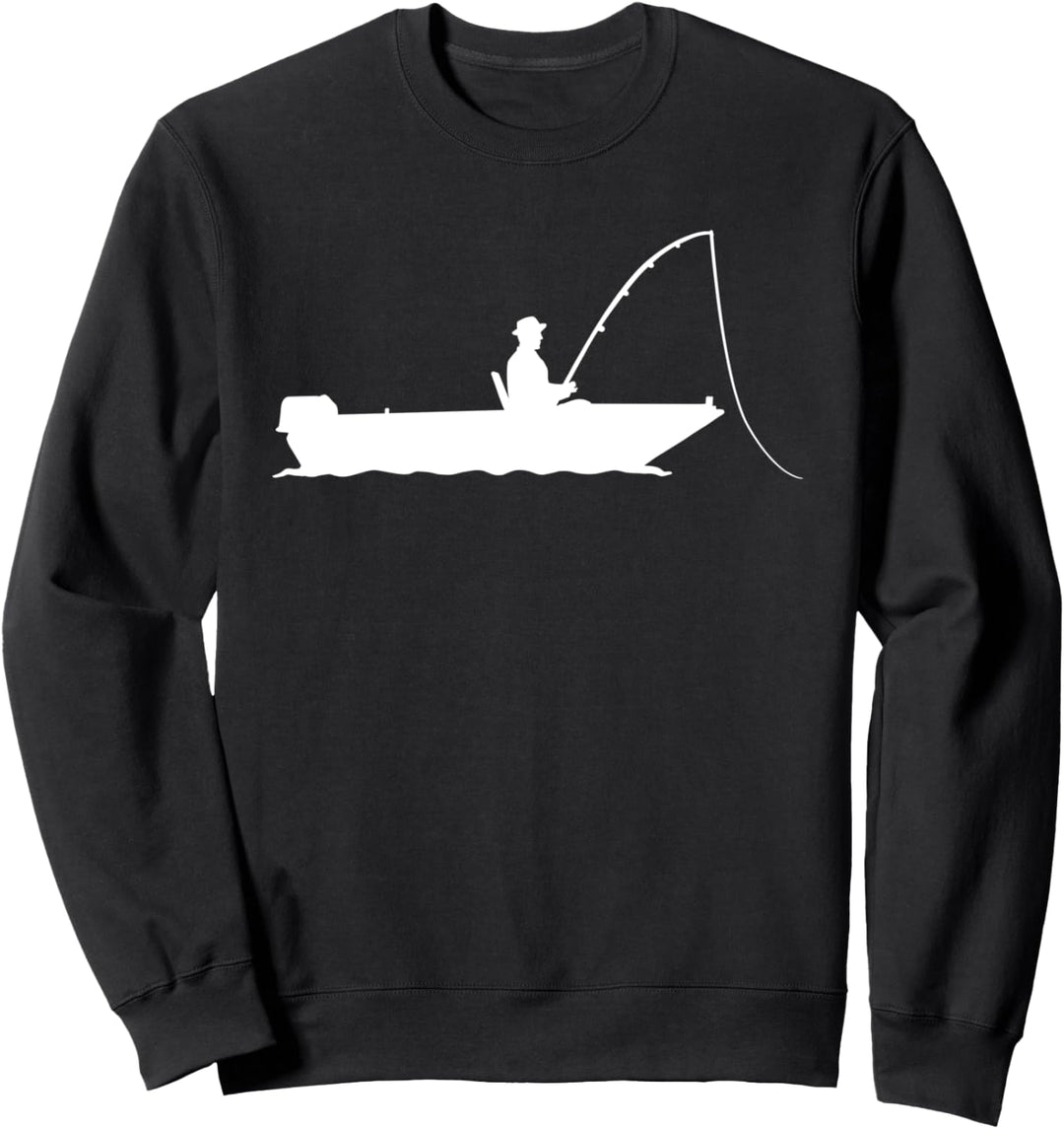 Angler Angeln Boot Sweatshirt