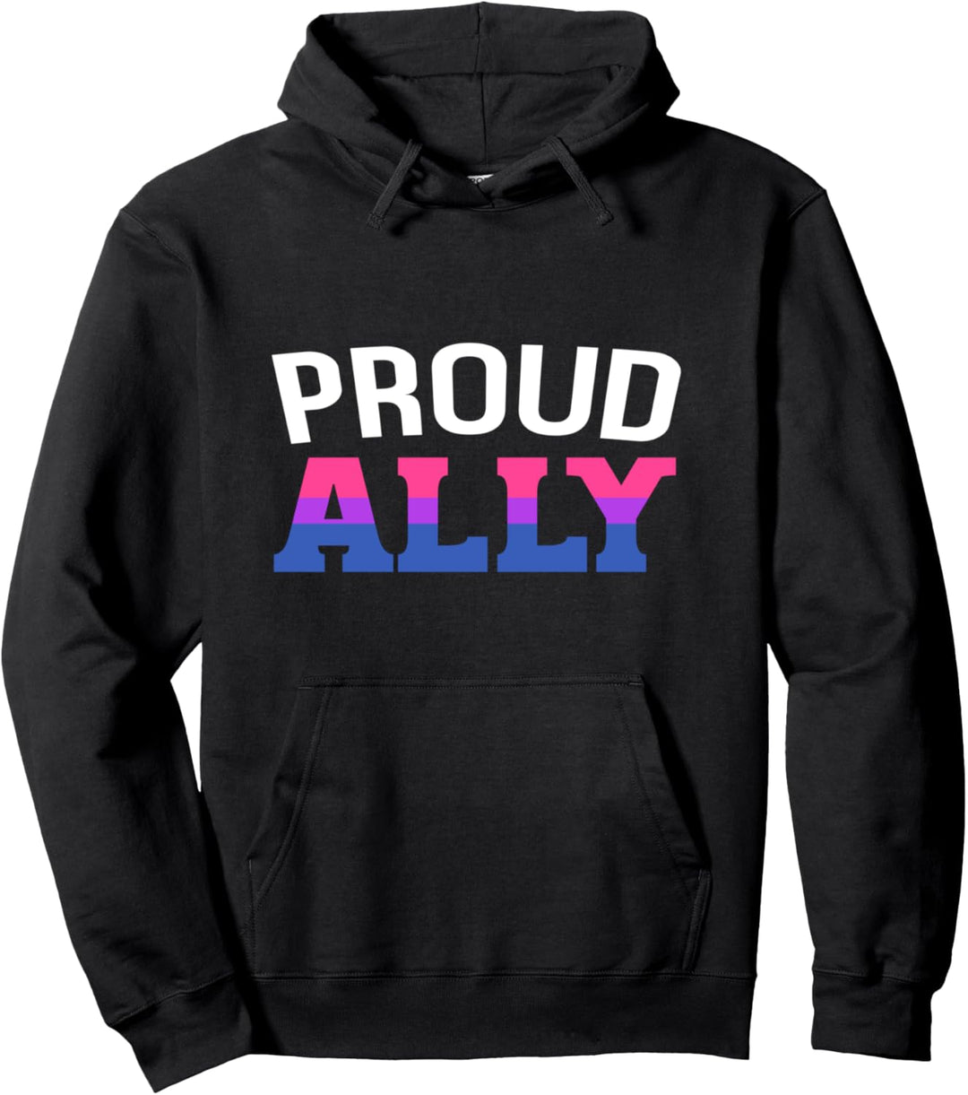 Stolze Ally Bisexual Ally Pullover Hoodie