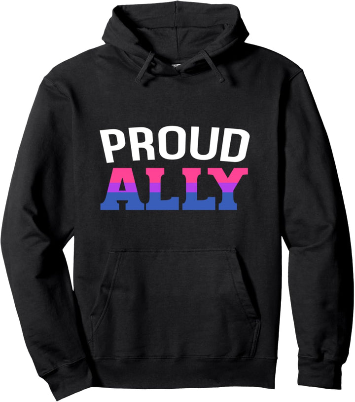 Stolze Ally Bisexual Ally Pullover Hoodie