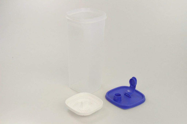 TUPPERWARE Erfrischer 2,0 L blau mit Sieb Eidgenosse Saft Kanne Mess &amp; Go
