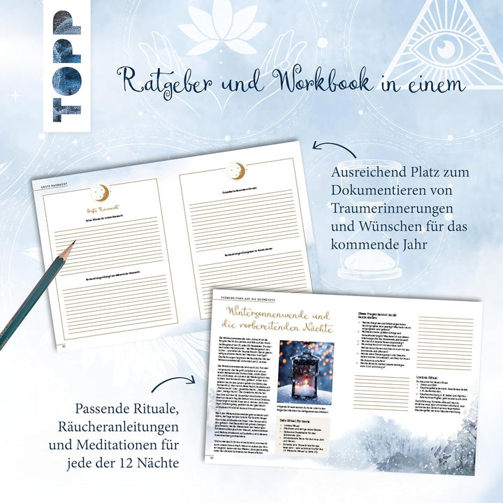 Rauhnächte bewusst erleben: Workbook, Taschenbuch