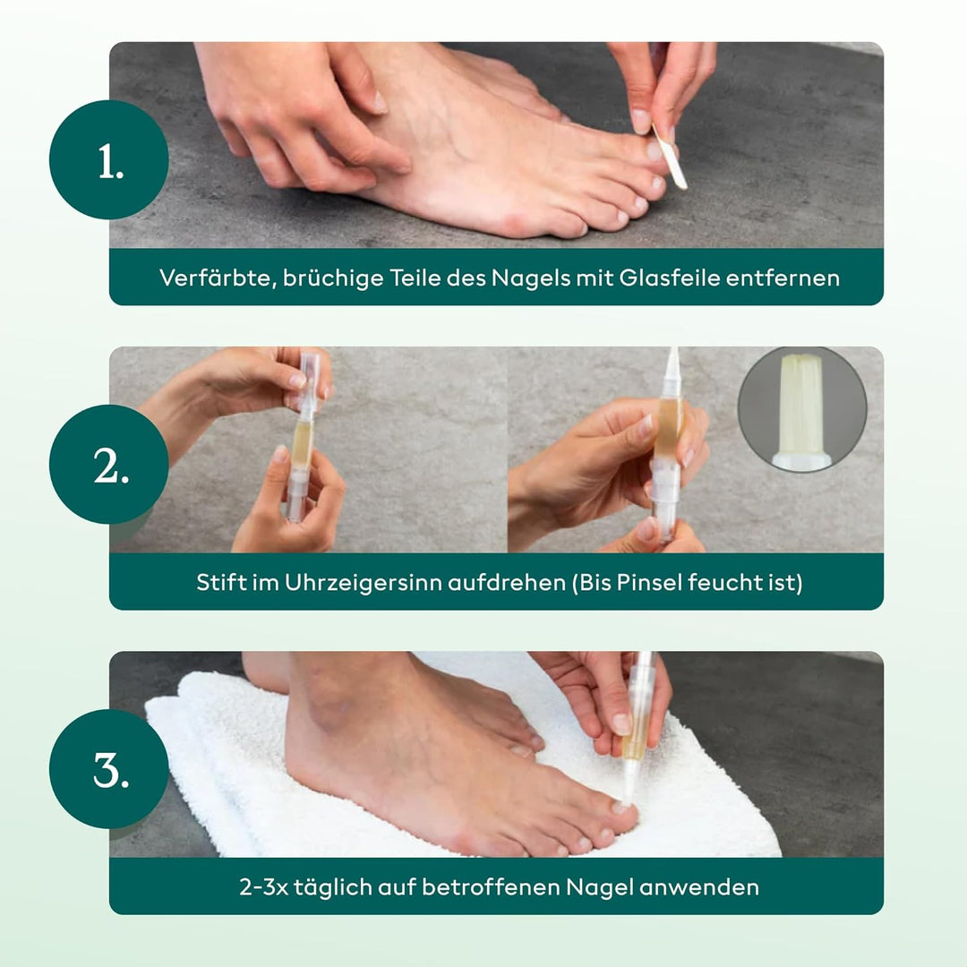 HealthRoutine® Nail Care Pen 2er Set – DAS ORIGINAL aus Österreich für gepflegte Fingernägel & Fussn