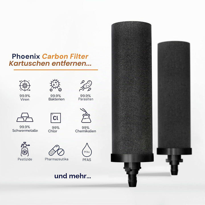 Phoenix Gravity 1 Liter tragbarer Wasserfilter 1 Litre, 1 Litre