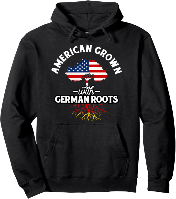 Amerikanisch mit deutschen Wurzeln angebaut - Deutsches Erbe Deutschland Pullover Hoodie