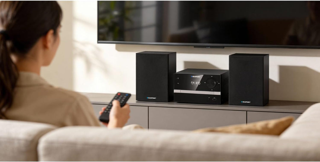 Blaupunkt MS9BT Micro Stereo Installation mit Bluetooth CD Player FM Radio USB AUX 20W RMS Kompaktes