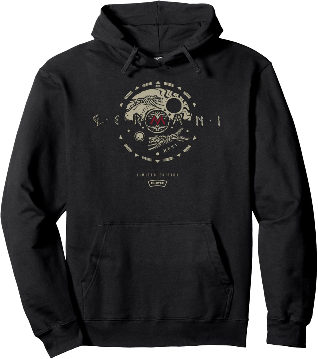 DIE WÖLFE SKALLI UND HATI JAGEN SONNE UND MOND Pullover Hoodie