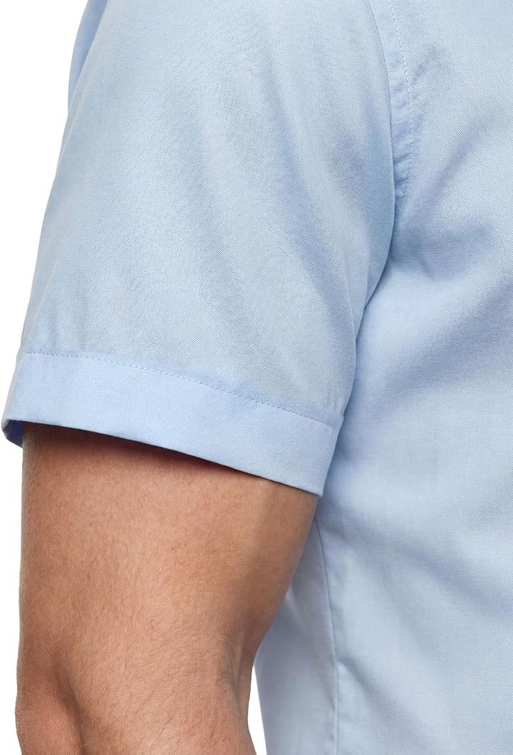 OLYMP Herren Businesshemd Langarm Luxor,Einfarbig,Comfort fit,New Kent, Hellblau