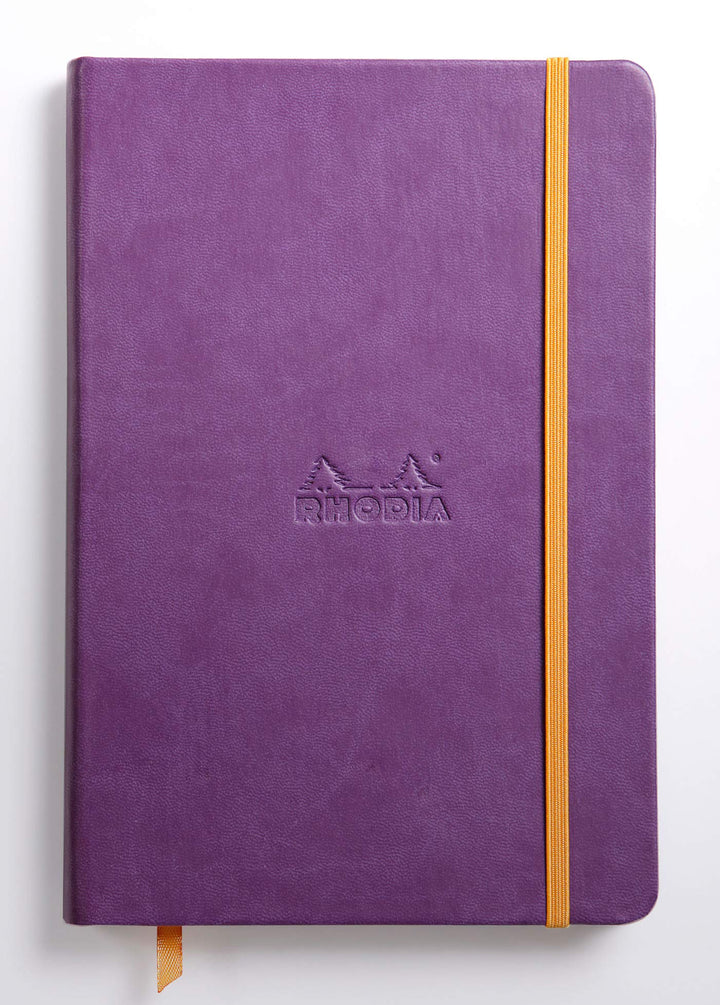 Rhodia 118750C Rhodiarama Book (DIN A5, 14,8 x 21 cm Notizbuch mit Gummizug, liniert, 96 Blatt) 1 St