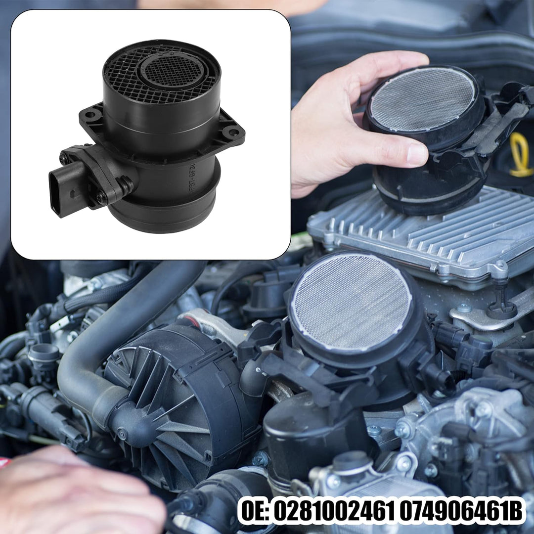 X AUTOHAUX Auto MAF Luftmassenmesser Sensor Ersatz 0281002461 074906461B