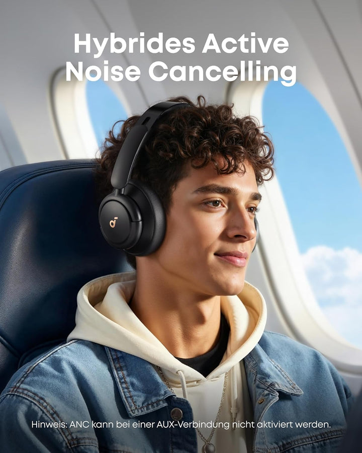 Soundcore by Anker Life Q30 Bluetooth Kopfhörer, Hybrid Active Geräuschisolierung, Individuelle Modi