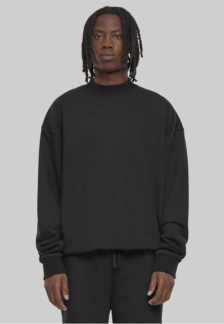 Urban Classics Light Terry Crew S Schwarz, S Schwarz