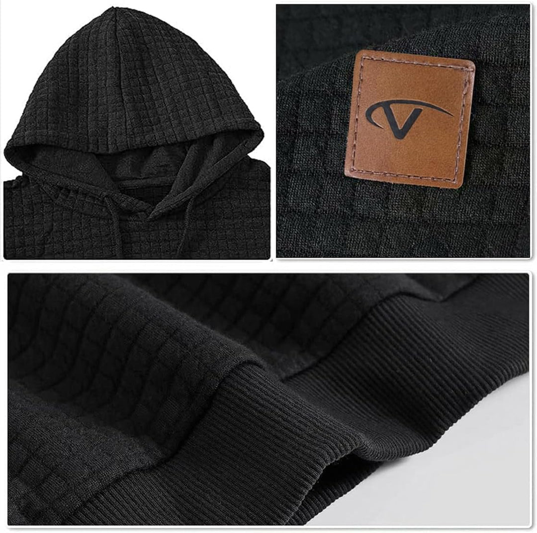 Tansozer Herren Hoodie Casual Sweatshirt Classic Kapuzenpullover mit Tasche XXL Hellgrau, XXL Hellgr