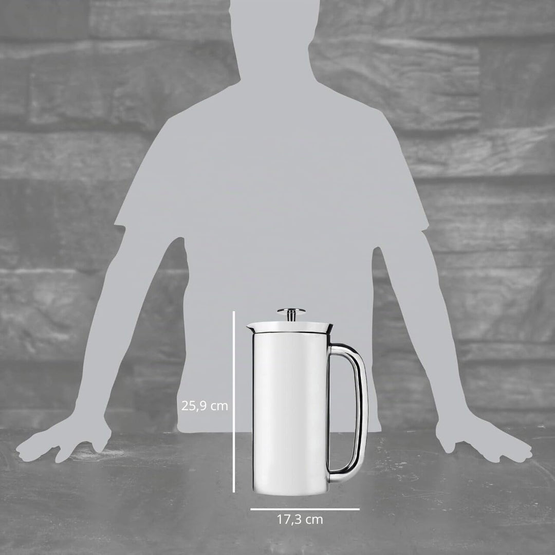 ESPRO P7 French Press Kaffeebereiter – Doppelwandig isoliert aus Edelstahl mit Mikrofilter, 950 ml,