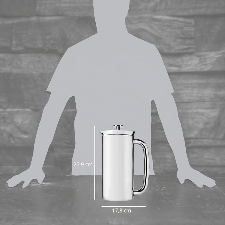 ESPRO P7 French Press Kaffeebereiter – Doppelwandig isoliert aus Edelstahl mit Mikrofilter, 950 ml,