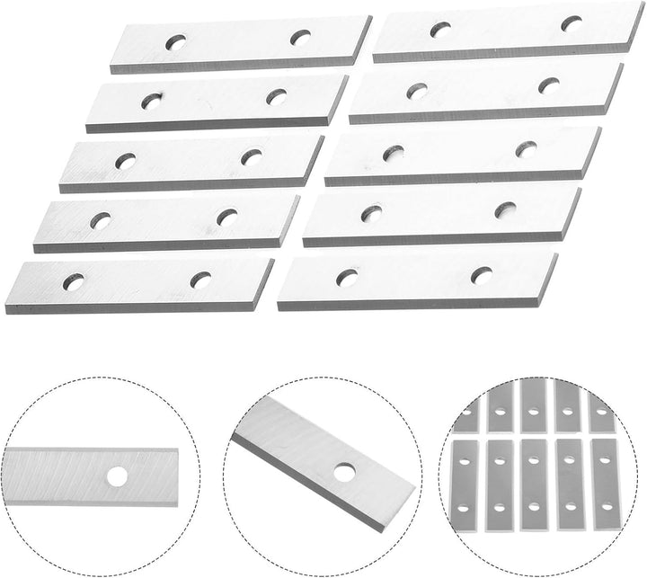 Farbschaber Set, quadratisch Spachtelmesser, massives Wolframkarbid, 10 Ersatzklingen mit 1 Farbscha