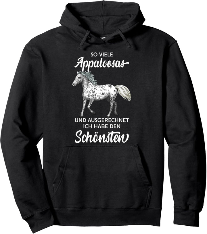 Appaloosa Pferd Reiterin Damen Pferde Mädchen Pullover Hoodie