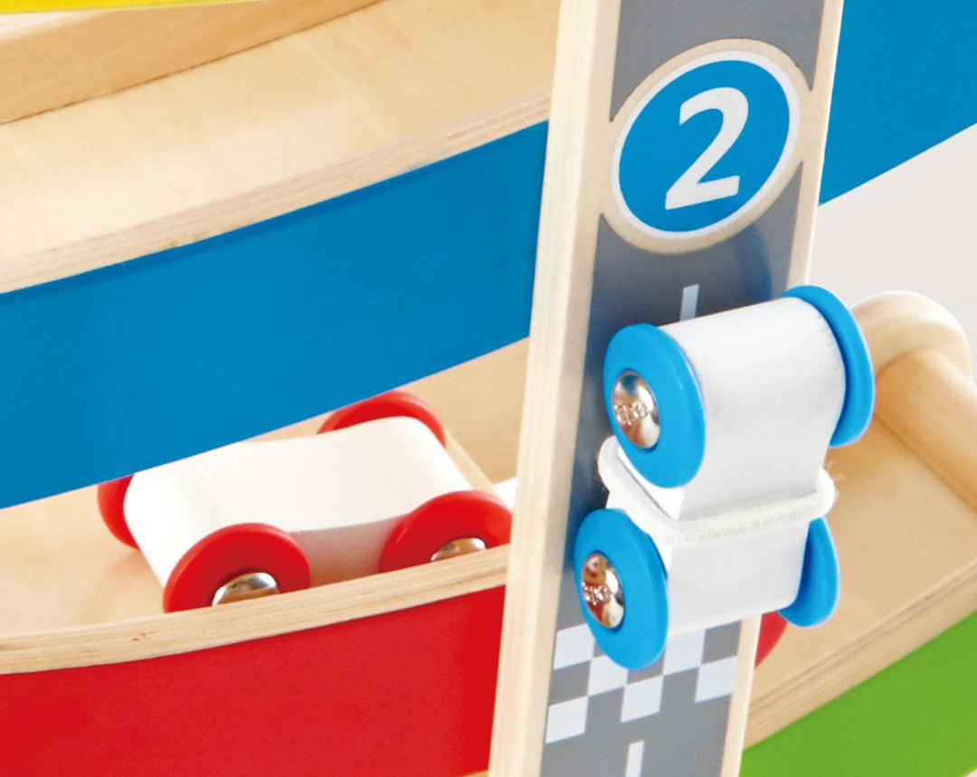 Hape E0438 - Flickflack-Rennbahn, Holzspielzeug