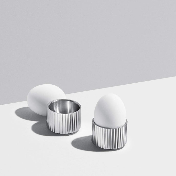 Georg Jensen Bernadotte Egg Cups, Stainless Steel