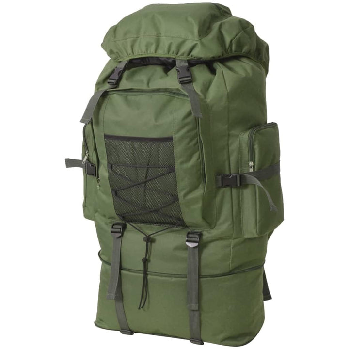vidaXL Trekkingrucksack Armee Rucksack Kampfrucksack Wanderrucksack XXL 100 L 100 l Grün, 100 l Grün