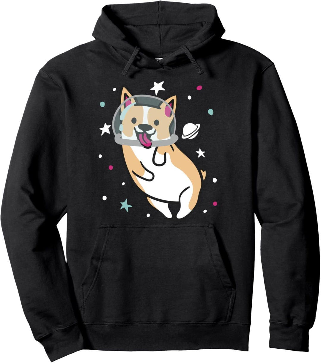 Trendy Fifth Sun Space Corgi Pullover Hoodie